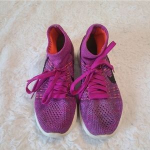 Nike size 6 Flyknit LunarEpic high ankle sneaker running shoe